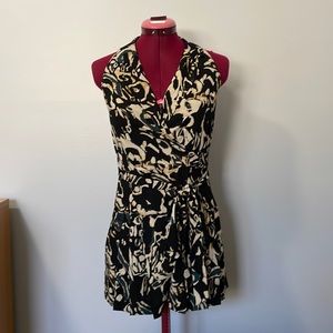 Beautiful collared wrap-top jumpsuit